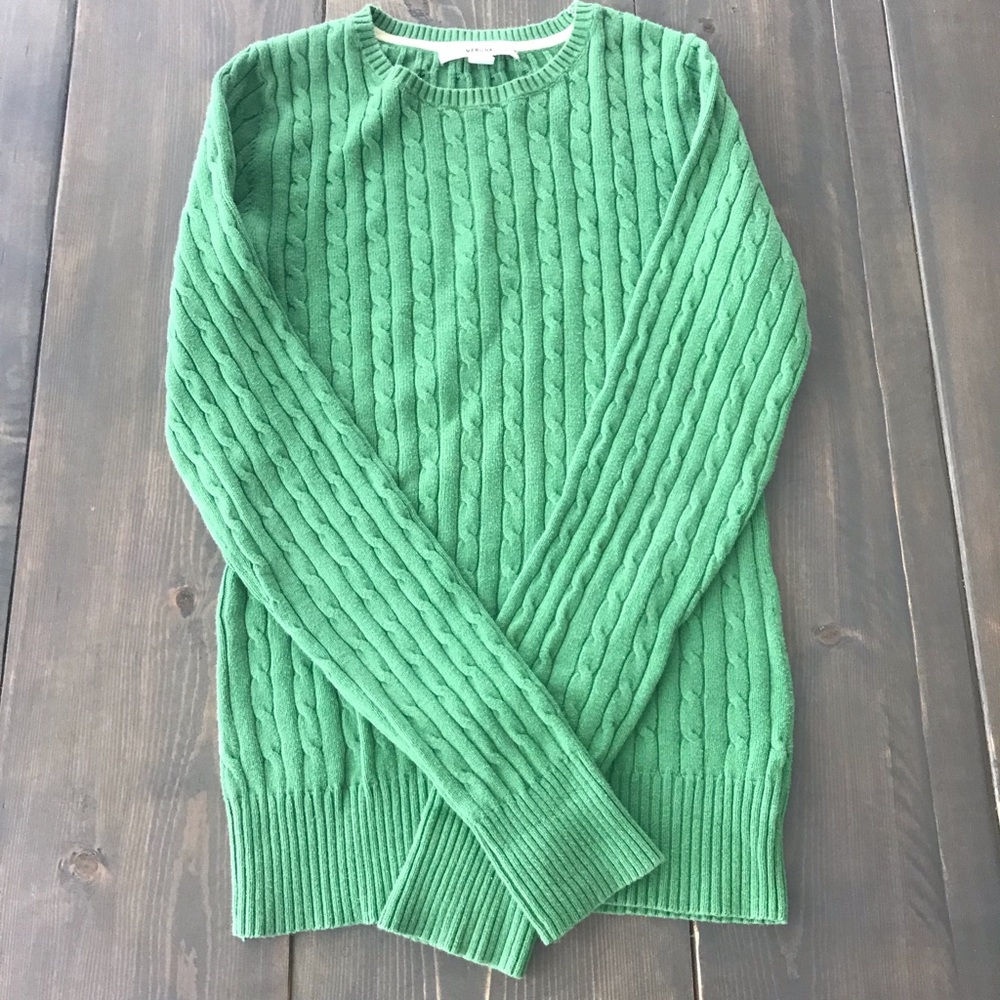 Merona green sweater